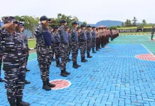 Lanal Mamuju Gelar Persami KKRI, Diikuti 100 Peserta